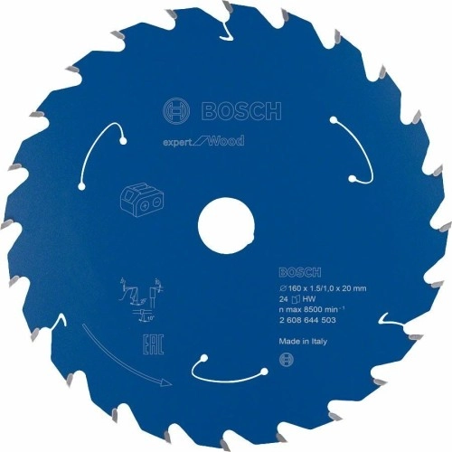 Bosch - Expert for Serisi Ahşap için Akülü Daire Testere Bıçağı 160*20 mm 24 Diş