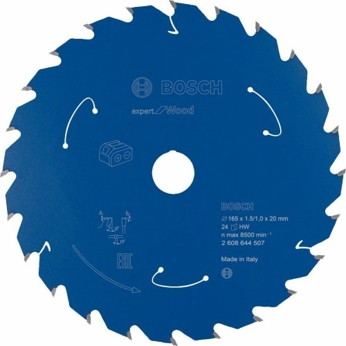 Bosch - Expert for Serisi Ahşap için Akülü Daire Testere Bıçağı 165*20 mm 24 Diş