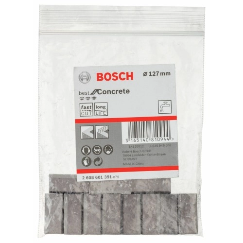 Bosch - Best Serisi Elmas Sulu Karot Uç Segmanı 127 mm İçin 11 Parça