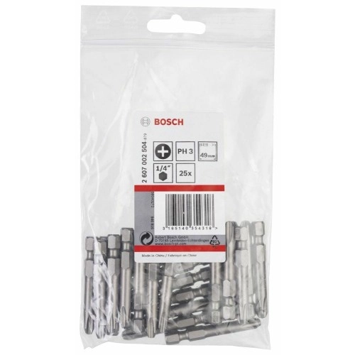 Bosch - Extra Hard Serisi Vidalama Ucu PH3*49 mm 25'li