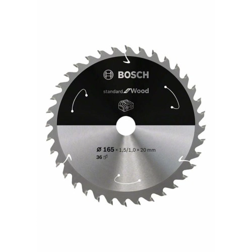 Bosch - Standard for Serisi Ahşap için Akülü Daire Testere Bıçağı 165*20 mm 36 Diş