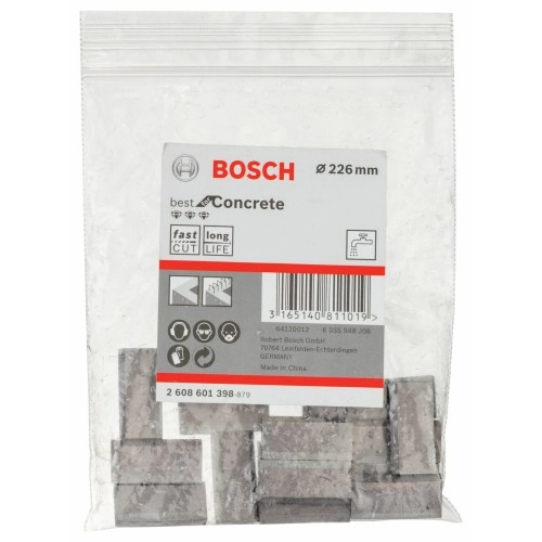 Bosch - Best Serisi Elmas Sulu Karot Uç Segmanı 226 mm İçin 15 Parça