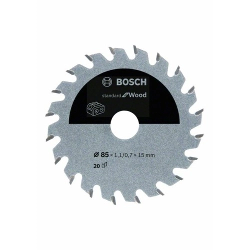 Bosch - Standard for Serisi Ahşap için Akülü Daire Testere Bıçağı 85*15 mm 20 Diş