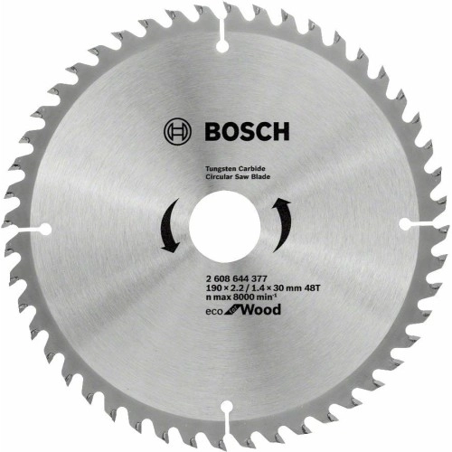 Bosch - Ekonomik Seri 190*30 mm 48 Diş 10'lu  Daire Testere Bıçağı