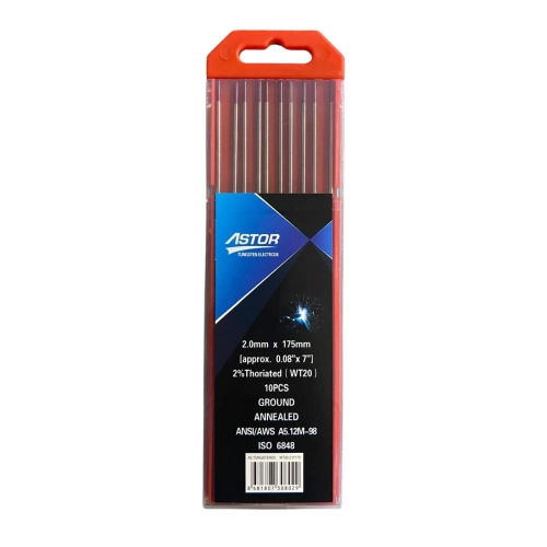 Astor Tungsten Elektrod 2.0 mm 10’lu Paket