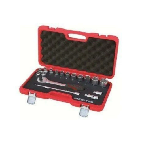 İzeltaş Lokma Anahtar Takımı 1/2'' ( U Kolsuz ) 17'Li