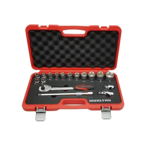 İzeltaş Lokma Anahtar Takımı 1/2'' ( U Kolsuz ) 17'Li