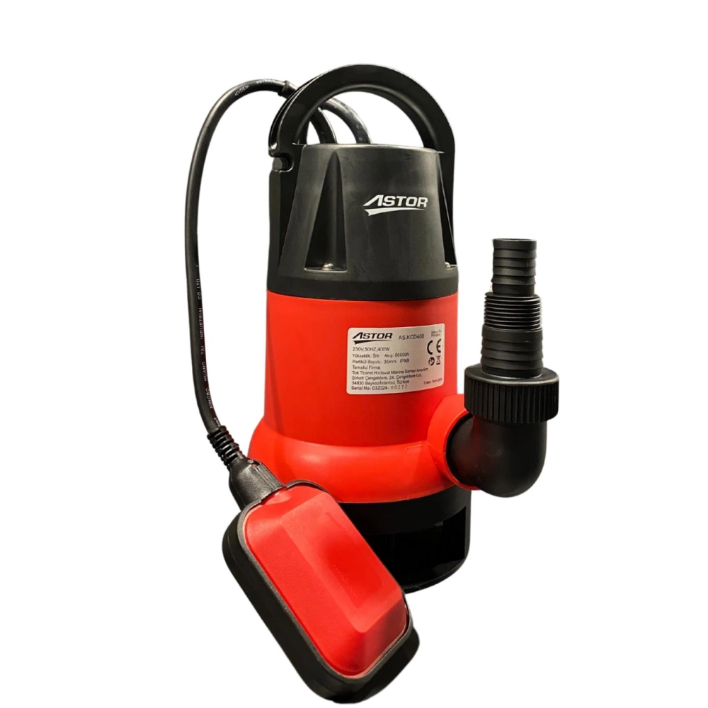 Astor Az Kirli Su Drenaj Dalgıç Pompası KCD400