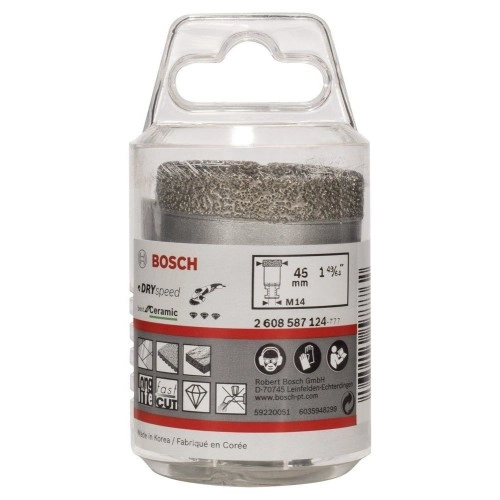 Bosch - Best Serisi, Taşlama İçin Seramik Kuru Elmas Delici 45*35 mm