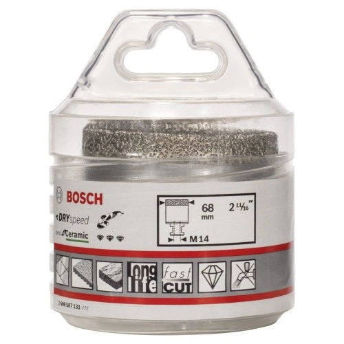 Bosch - Best Serisi, Taşlama İçin Seramik Kuru Elmas Delici 68*35 mm