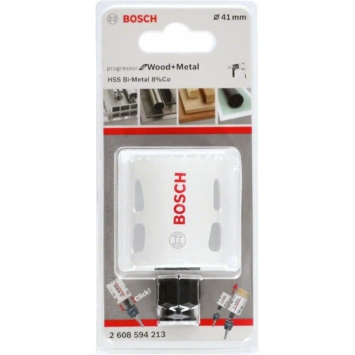 Bosch - Yeni Progressor Serisi Ahşap ve Metal için Delik Açma Testeresi (Panç) 41 mm