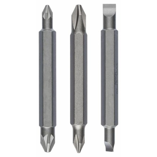 Bosch - Çift Taraflı Vidalama ucu PH1/PZ1/S0*60 mm 3'lü