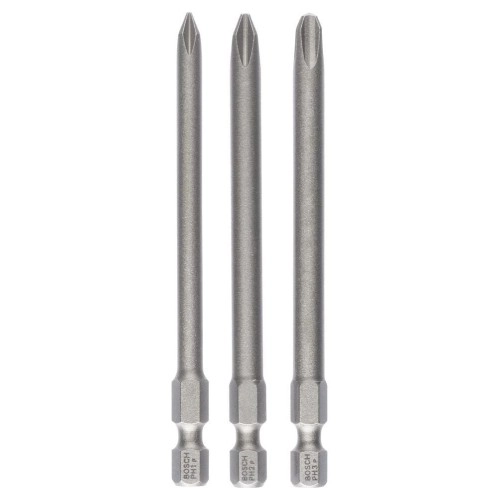 Bosch - 3 Parçalı Extra Hard Serisi Vidalama Ucu Seti PH1/2/3*89 mm
