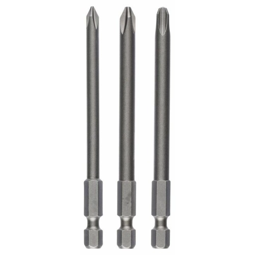 Bosch - 3 Parçalı Extra Hard Serisi Vidalama Ucu Seti PH1/2/3*152 mm