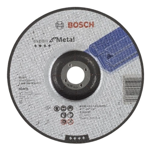 Bosch - 180*3,0 mm Expert Serisi Bombeli Metal Kesme Diski (Taş)
