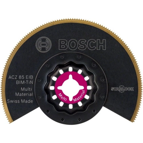 Bosch - Starlock - ACZ 85 EIB - BIM-TIN Çoklu Malzeme İçin Segman Testere Bıçağı, Bombeli 1'li