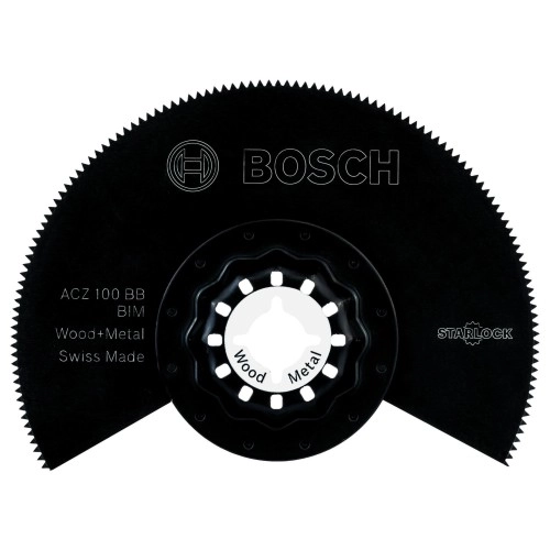 Bosch - Starlock - ACZ 100 BB - BIM Ahşap ve Metal İçin Segman Testere Bıçağı, Bombeli 1'li