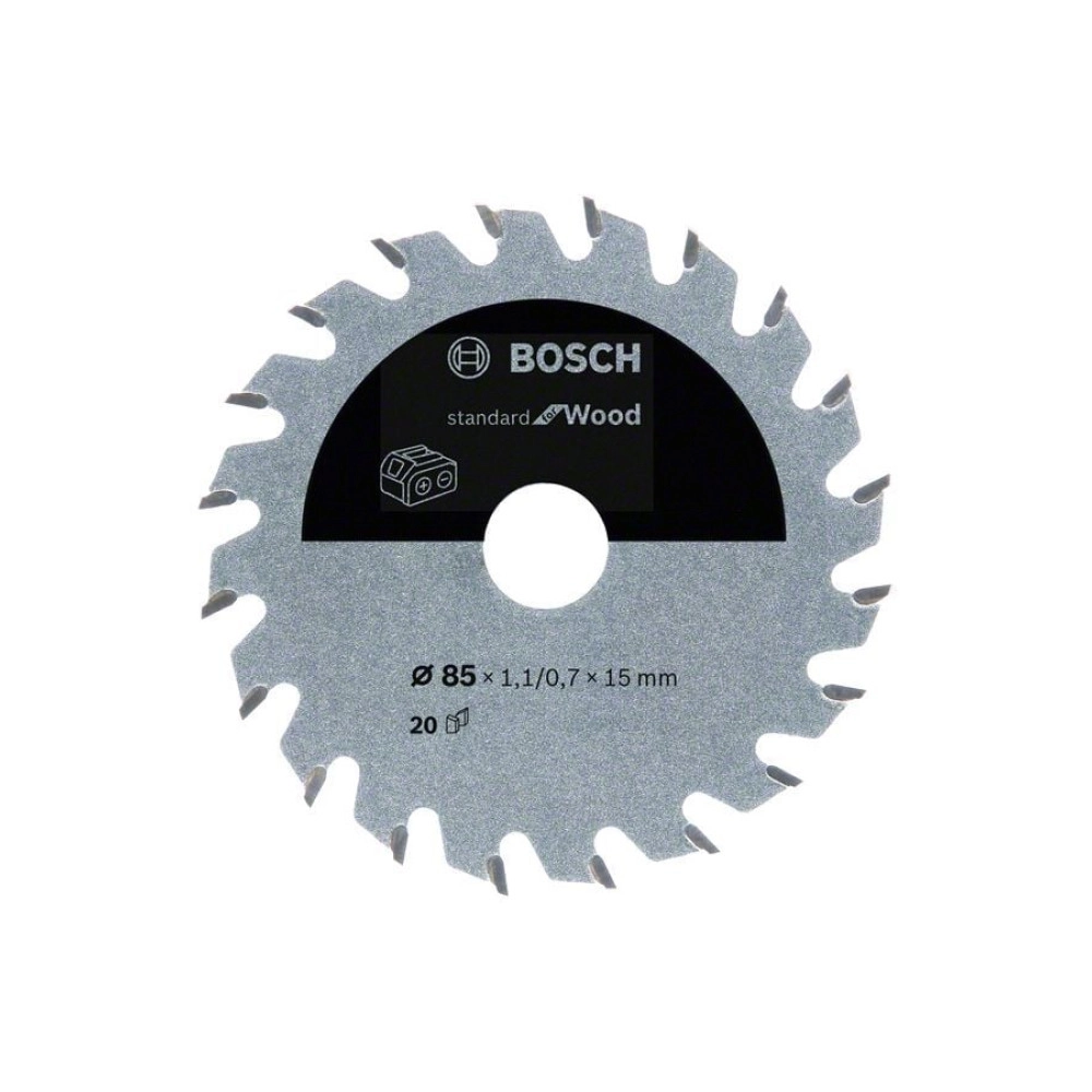 Bosch - Standard for Serisi Ahşap için Akülü Daire Testere Bıçağı 85*15 mm 20 Diş