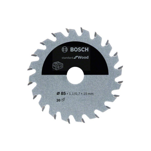 Bosch - Standard for Serisi Ahşap için Akülü Daire Testere Bıçağı 85*15 mm 20 Diş