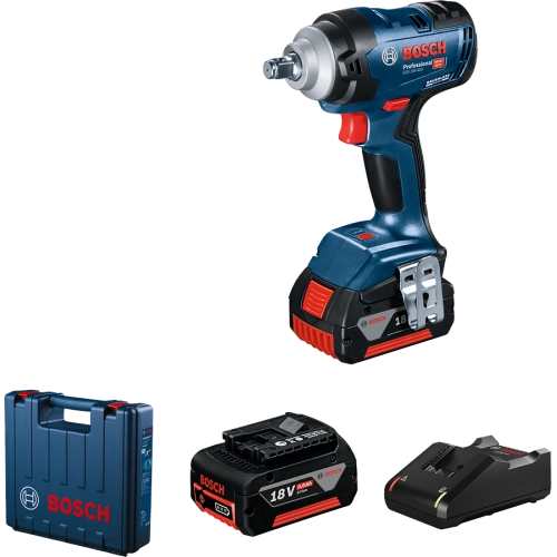 Bosch Professional GDS 18V-400 Akülü Darbeli Somun Sıkma Makinesi (2x5.0Ah)