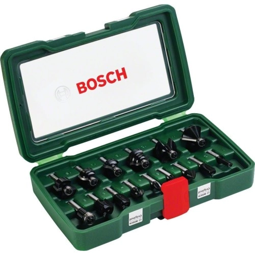 Bosch - 15 Parça Freze Seti 8 mm Şaftlı
