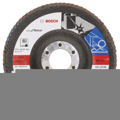 Bosch - 115 mm 60 Kum Best Serisi Metal Flap Disk