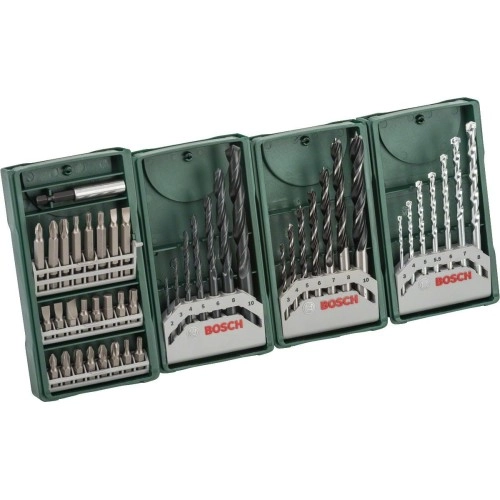 Bosch - X-Line Mini Ahşap, Beton, Metal, Vidalama Uçlu 3+1 Set