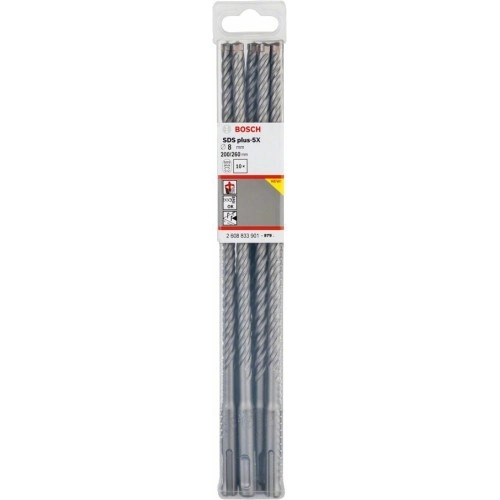 Bosch - SDS-Plus-5X Serisi Kırıcı Delici Matkap Ucu 8*260 mm 10'lu