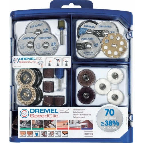 DREMEL® SpeedClic çok amaçlı aksesuar seti (SC725)