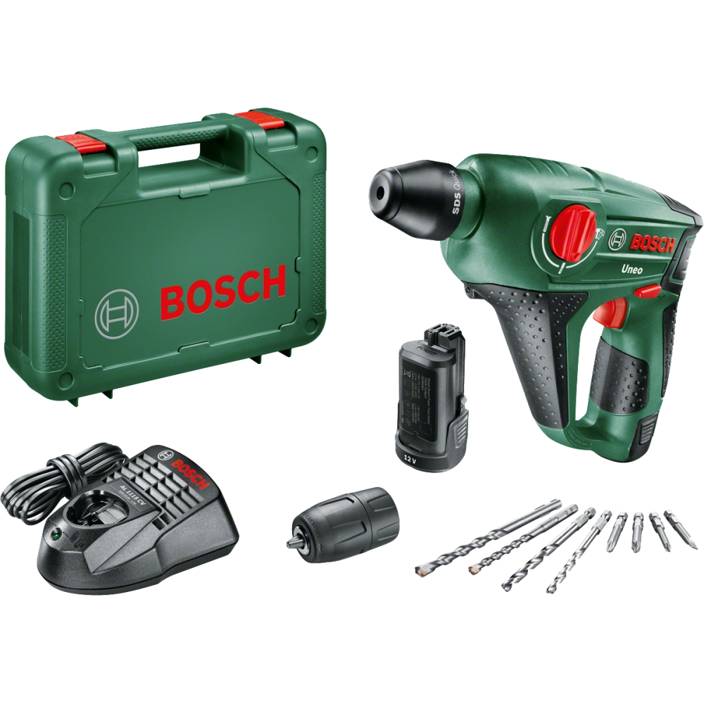 Bosch UNEO 12 LI Çift Akülü Kırıcı Delici (2 x 2,0 Ah)