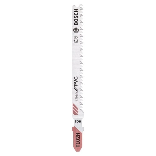 Bosch - Temiz Kesim Serisi PVC İçin T 102 H Dekupaj Testeresi Bıçağı - 5'Li Paket