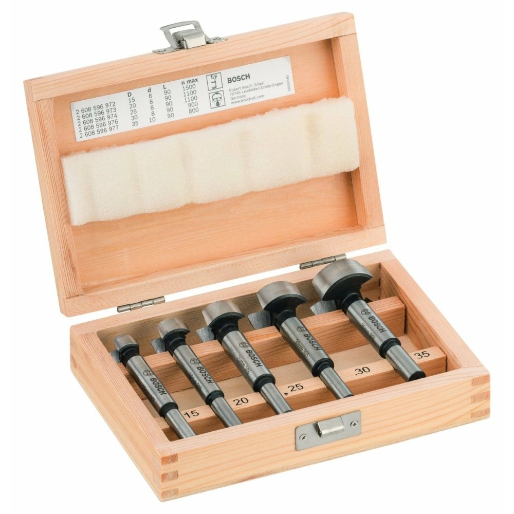 Bosch - 5 Parçalı Menteşe Açma Ucu Seti Bosch - 5 Parçalı Menteşe Açma Ucu Seti