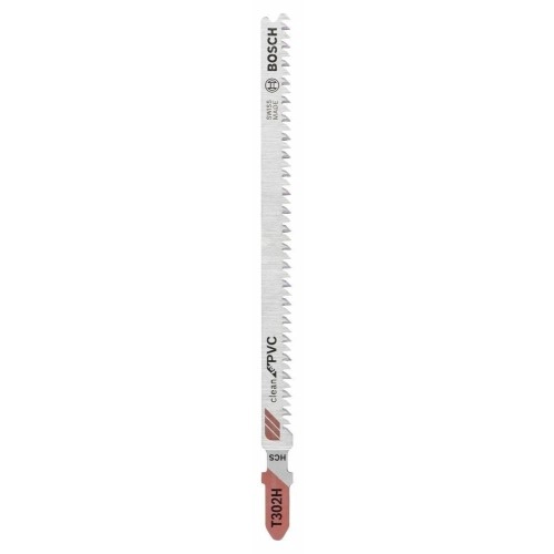Bosch - Temiz Kesim Serisi PVC İçin T 302 H Dekupaj Testeresi Bıçağı - 5'Li Paket