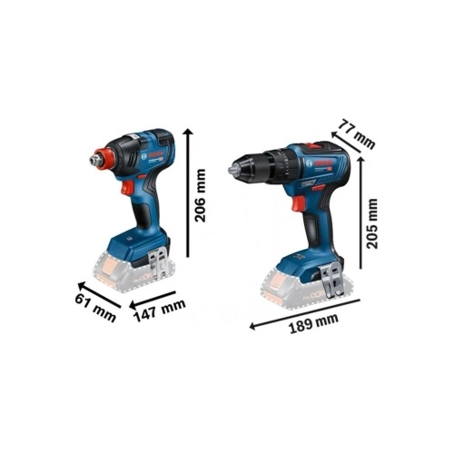 Bosch Gdx Gsr 18 V 2x5,0 Ah