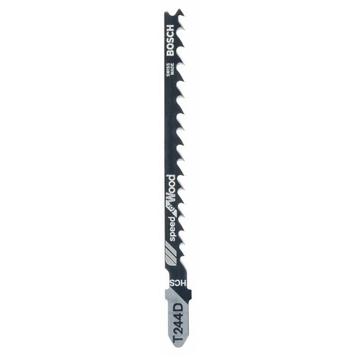 Bosch - Hızlı Kesim Serisi Ahşap İçin T 244 D Dekupaj Testeresi Bıçağı - 25'Li Paket