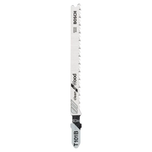 Bosch - Temiz Kesim Serisi Ahşap İçin T 101 B Dekupaj Testeresi Bıçağı - 5'Li Paket