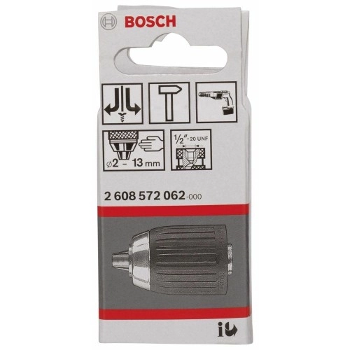 Bosch - 2-13 mm - 1/2''-20 Anahtarsız Mandren