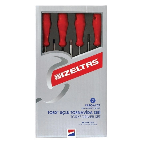 TORX UÇLU TORNAVİDA SETİ 7 PARÇA