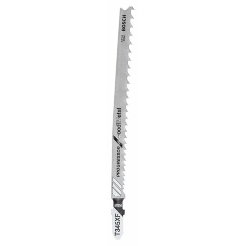 Bosch - Ahşap Ve Metal İçin T 345 XF Dekupaj Testeresi Bıçağı - 100'Lü Paket