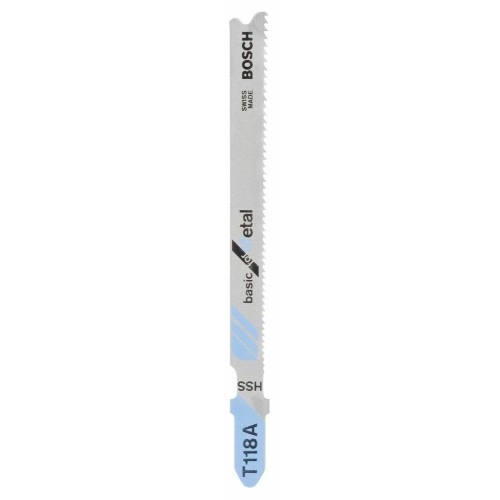 Bosch - Ekonomik Seri Metal İçin T 118 A Dekupaj Testeresi Bıçağı - 25'Li Paket