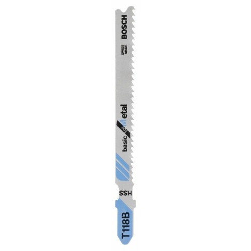Bosch - Ekonomik Seri Metal İçin T 118 B Dekupaj Testeresi Bıçağı - 100'Lü Paket