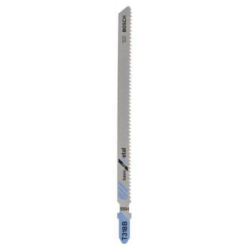 Bosch - Ekonomik Seri Metal İçin T 318 B Dekupaj Testeresi Bıçağı - 5'Li Paket