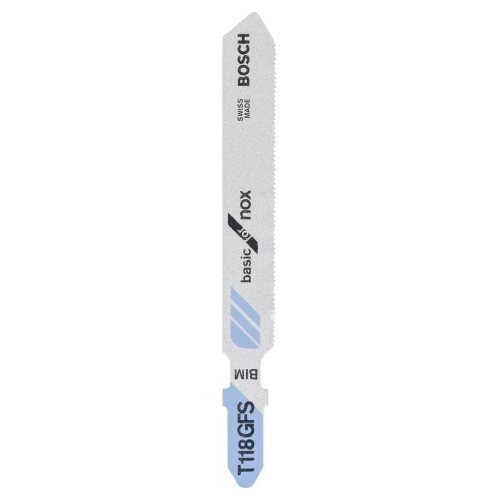 Bosch - Ekonomik Seri Inox (Paslanmaz Çelik) İçin T 118 GFS Dekupaj Testeresi Bıçağı - 3'Lü Paket