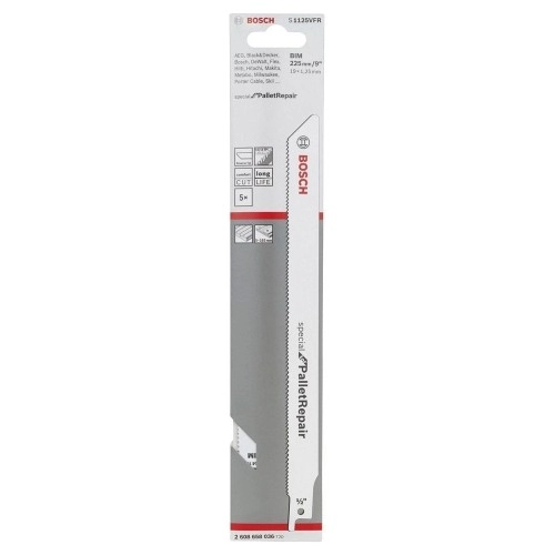 Bosch - Special for Serisi Palet Tamiri için Panter Testere Bıçağı S 1125 VFR 5'li