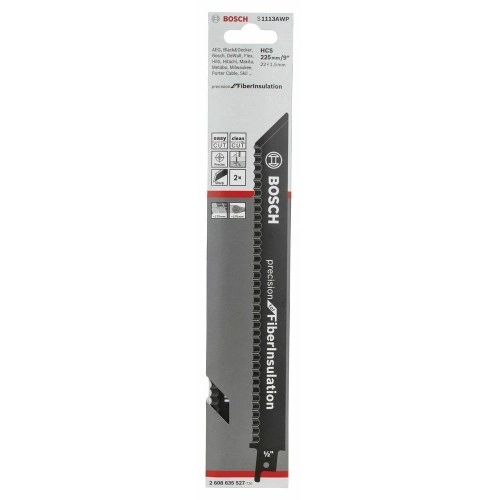 Bosch - Precision for Serisi Elyaflı Yalıtım Malzemeleri için Panter Testere Bıçağı S 1113 AWP