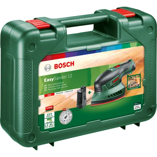 Bosch Easy Sander 12 Çift Akülü Çok Amaçlı Zımpara (2 x 2,0 Ah)