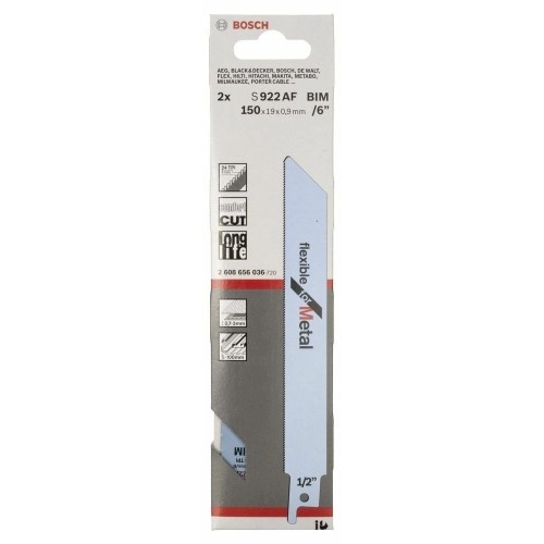 Bosch - Flexible Serisi Metal için Panter Testere Bıçağı S 922 AF - 2'li