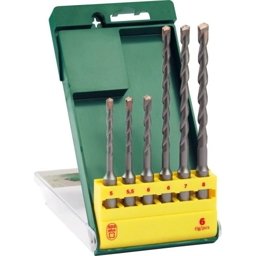 Bosch - SDS-Plus Kırıcı Delici Matkap Ucu Seti 6 Parça (5/5,5/6x110mm 6/7/8x160mm)