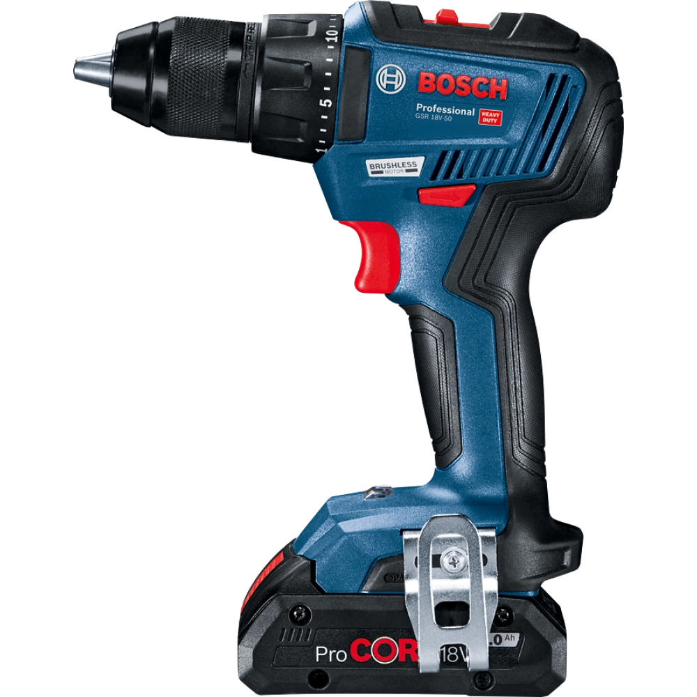 Bosch Professional GSR 18V-50 Akülü Delme Vidalama Makinesi