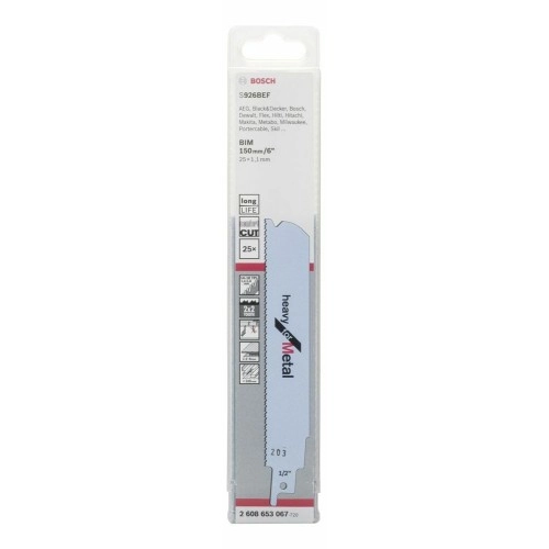 Bosch - Heavy Serisi Metal için Panter Testere Bıçağı S 926 BEF - 25'li